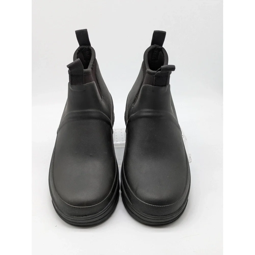 Western Chief Women's 10 Black Neoprene Chelsea Rain Boots Waterproof Pull On